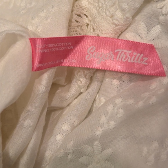 Sugar Thrillz White Embroidered Maxi Skirt - Picture 6 of 6